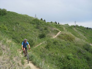 Simon biking